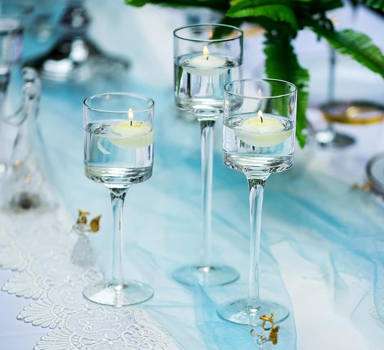 Lot de 3 bougeoirs